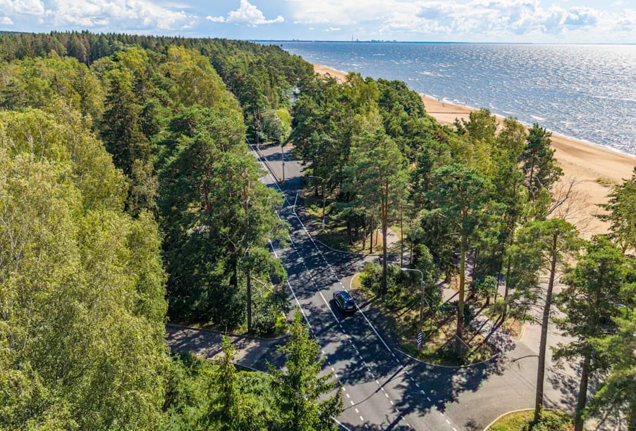 В Санкт-Петербурге отремонтировано 30 км Приморского шоссе