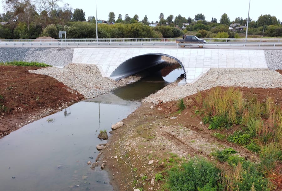 Пермский край: в селе Сретенское капитально отремонтирован мост через Большой Кет
